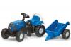 Tractor cu pedale si remorca - rolly toys 011841