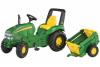 Tractor cu pedale si remorca copii - rolly toys 035762