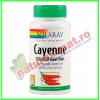 Cayenne ( Ardei Iute ) 450 mg 100 capsule vegetale - Solaray - Secom