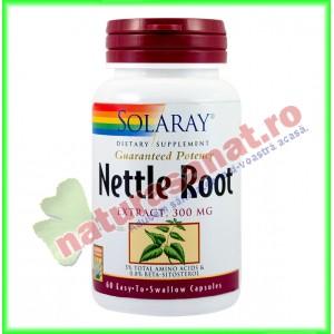 Nettle Root (Radacina de Urzica cu extract) 60 capsule - Solaray