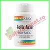 Folic Acid 800mcg 100 capsule vegetale - Solaray - Secom