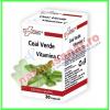 Ceai verde cu vitamina c 30 capsule - farmaclass