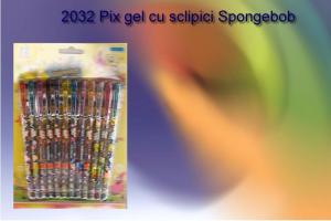 Pix gel cu sclipici Spongebob 2032