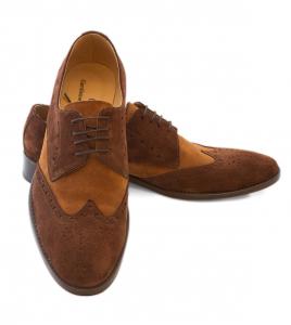 Pantofi Casual Gentlemen`s Corner - maro inchis si cognac