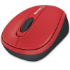 Mouse microsoft wireless 3500 flame red gloss