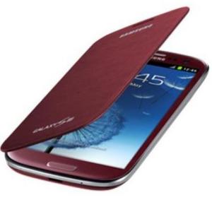 Flip Cover Samsung Galaxy S3 I9300 Garnet Red