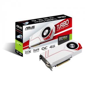 Asus TURBO-GTX970-OC-4GD5 NVIDIA GeForce GTX 970,  PCI Express 3.0,  4096MB,  GDDR5-256 bit,  1228/7010 MHz,  DVI/HDMI/DisplayPort,  HDCP Support,  Dual-intake blower design,  Supe