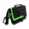 Handbag canyon for laptop 12" black/green
