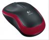 Mouse Logitech Wireless M185 USB Red