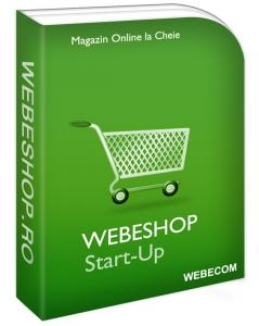 Magazin online la cheie WEBESHOP Start-Up 4.0