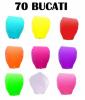 Lampioane zburatoare set 70 buc culori culori diferite la alegere+1