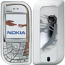 Carcasa Nokia 7610 argintie