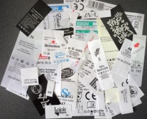 Etichete imprimate textile