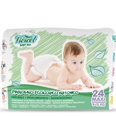 Scutece BIO MAXI 9-15 kg, 24 buc - VIVICOT BABY BIO