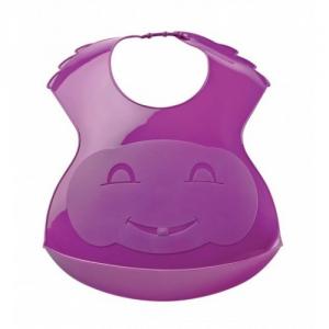 BAVETA DIN PLASTIC SOFT PURPLE, Thermobaby