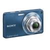 Sony dsc-w350 albastru 14,1 megapixel, 4x wide zoom, hd-film