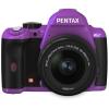 Pentax k-r + da-l 18-55 violet, 12,4 mp cmos, video hd