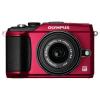 Olympus Pen E-PL2 + 14-42 II rosu 12,3 Mpix,Stabilizator de imagine