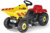 Tractor cu pedale 024124 rosu galben rolly toys