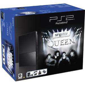 Consola PlayStation 2 + SingStar Queen + 2 Microfoane + Adaptor