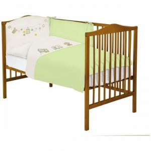 Lenjerie de pat cu 3 piese Toys Verde Ceba Baby