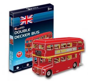 Puzzle 3D- Double Decker Bus- Cubicfun