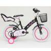 Bicicleta copii hello kitty romantic black-pink 14