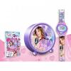 Set ceas destepator si ceas de mana copii Violetta Disney WD10515