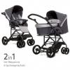 Carucior Grey Anthracite Tiko 6s 2014 cu invelitoare de picioare Abc Design