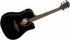 Lag Tramontane T100DCEBLK Dreadnought - Chitara electro-acustica