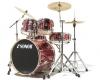 Sonor Force 1007 Stage 2 set Smooth Red
