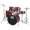 CB DRUMS FUSION 20" DRUMSET - RED