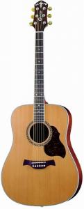 Crafter D 7/N acoustic guitar, Solid Cedar top, Natural, Bean Ch