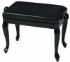 Gewa piano benches de luxe black high gloss