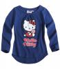 Bluza lunga hello kitty denim