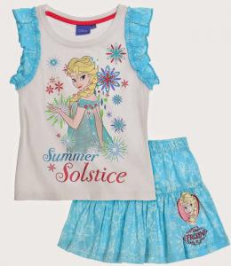 Set tricou cu fusta Disney Frozen