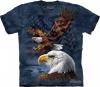 Tricou eagle flag collage