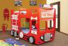 Patut Tineret Pentru Copii PLASTIKO Fire Truck Double