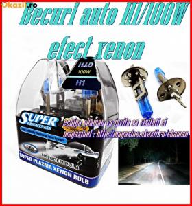 Becuri Auto Efect Xenon H1 100w