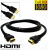 Cablu hdmi full hd 2 metri mufe aurite