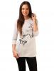 Bluza "the butterfly effect" white&grey