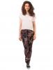 Pantaloni "Tall On Leaves" Black