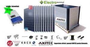 Sistem Fotovoltaic ON-Grid trifazat 15 kwp.