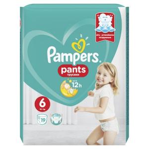PAMPERS SCUTEC PANTS NR.6 EXTRA LARGE 16+KG ,19 buc