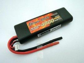 Acumulator Gens ace 4000mAh 7.4V 25C 2S1P Hard case Lipo -Mufa Tamiya