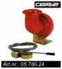 Claxon auto 12v bull - motorvip - 578024