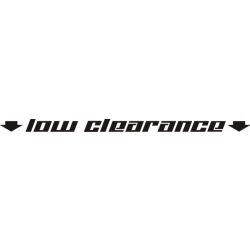 Stickere auto Low clearance