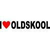 Stickere auto i love oldskool complet