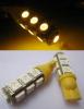 Bec led 13smd , pozitii auto lumina galbena 12v