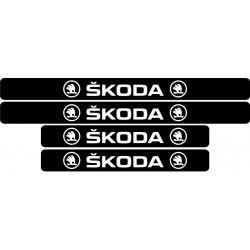 Stickere auto Protectii pentru praguri - Skoda